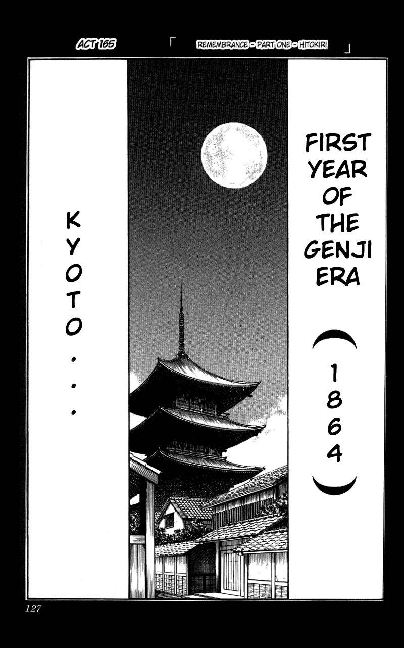 Rurouni Kenshin Chapter 165 page 3 - Chapter 165: Remembrance 1: Hitokiri