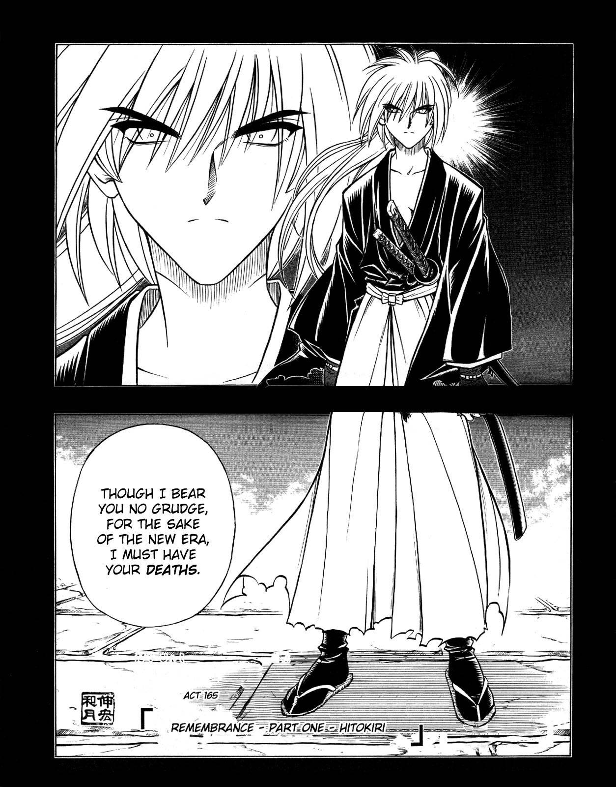 Rurouni Kenshin Chapter 165 page 6 - Chapter 165: Remembrance 1: Hitokiri