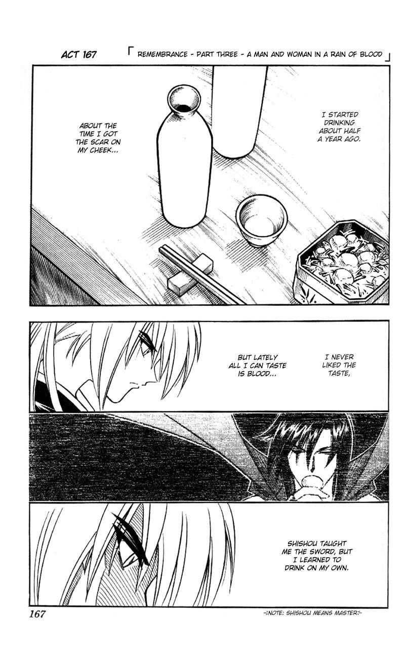 Rurouni Kenshin Chapter 167 page 2 - Chapter 167: Remembrance 3: In the Rain of Blood