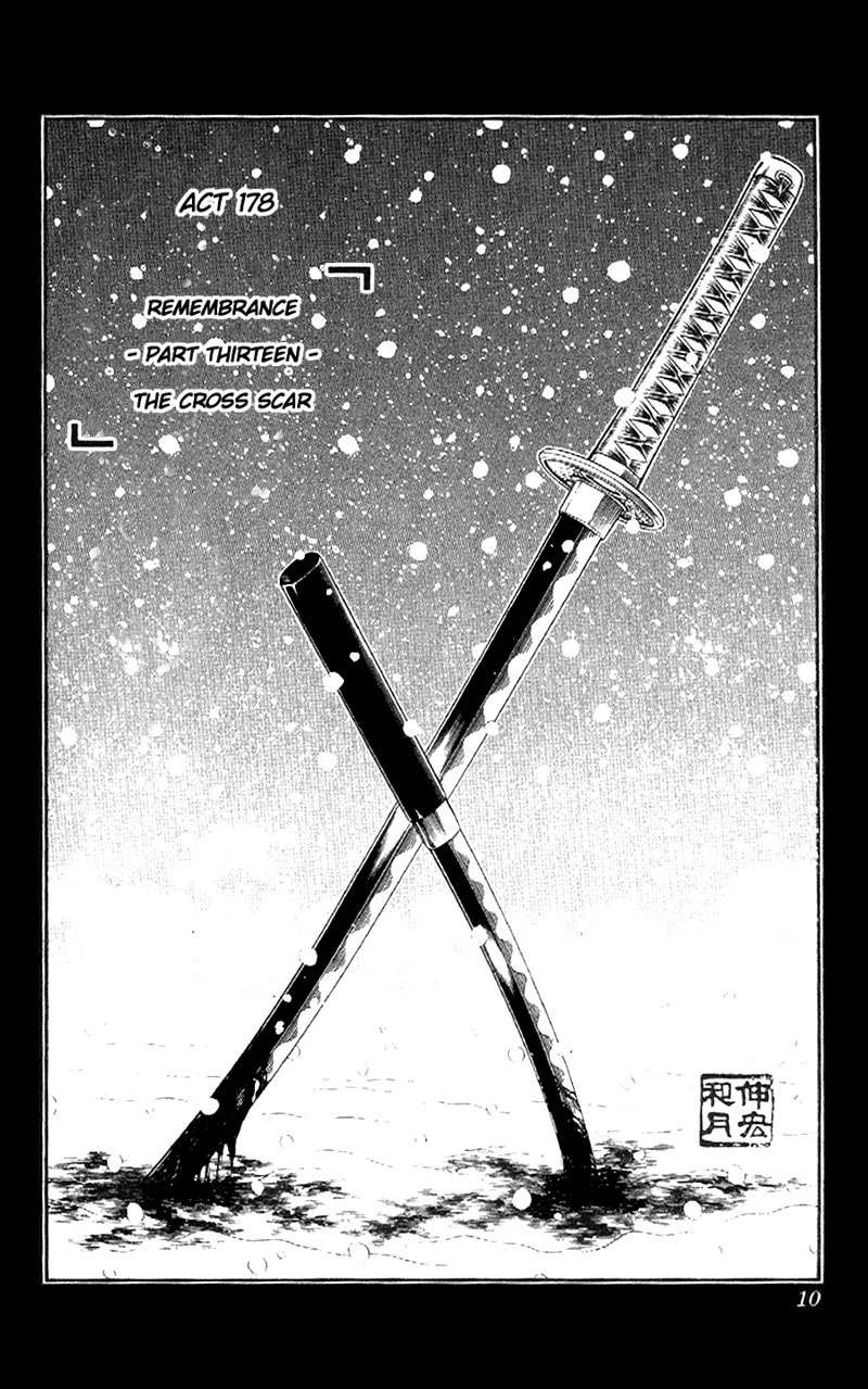 Rurouni Kenshin Chapter 178 page 10 - Chapter 178: Remembrance 13: Cross-shaped Scar