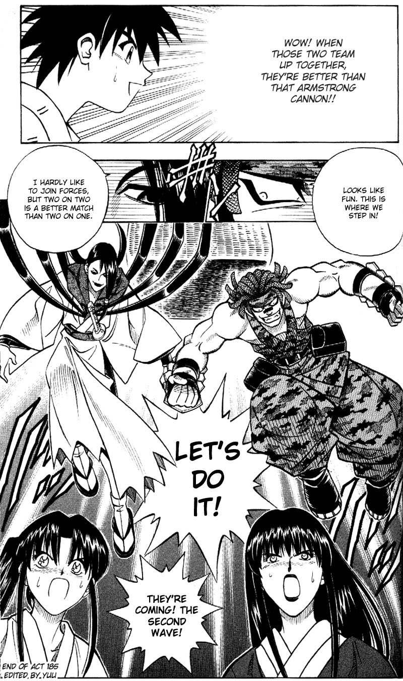 Rurouni Kenshin Chapter 185 page 18 - Chapter 185: Vs. the Armstrong Cannon