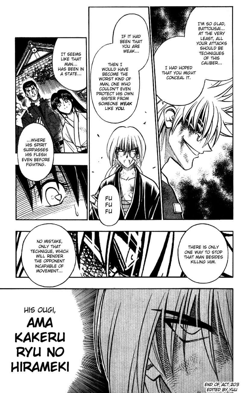Rurouni Kenshin Chapter 203 page 19 - Chapter 203: A Pure and Simple End to a 15-Year Duel