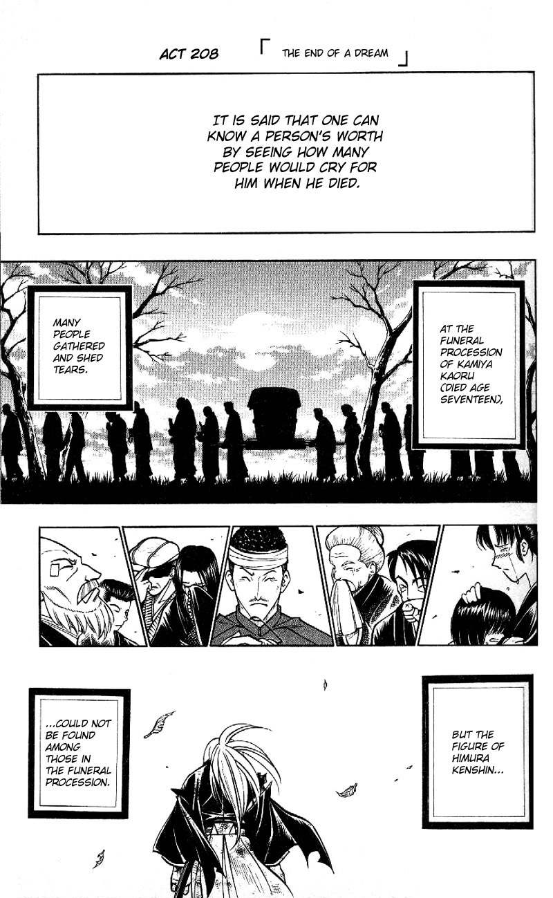 Rurouni Kenshin Chapter 208 page 2 - Chapter 208: The End of Dreams
