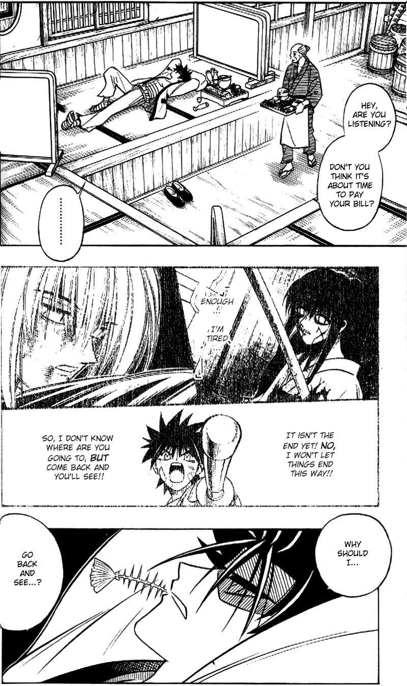 Rurouni Kenshin Chapter 228 page 14 - Chapter 228: A Man's Back 1: Fight Merchant Reestablished