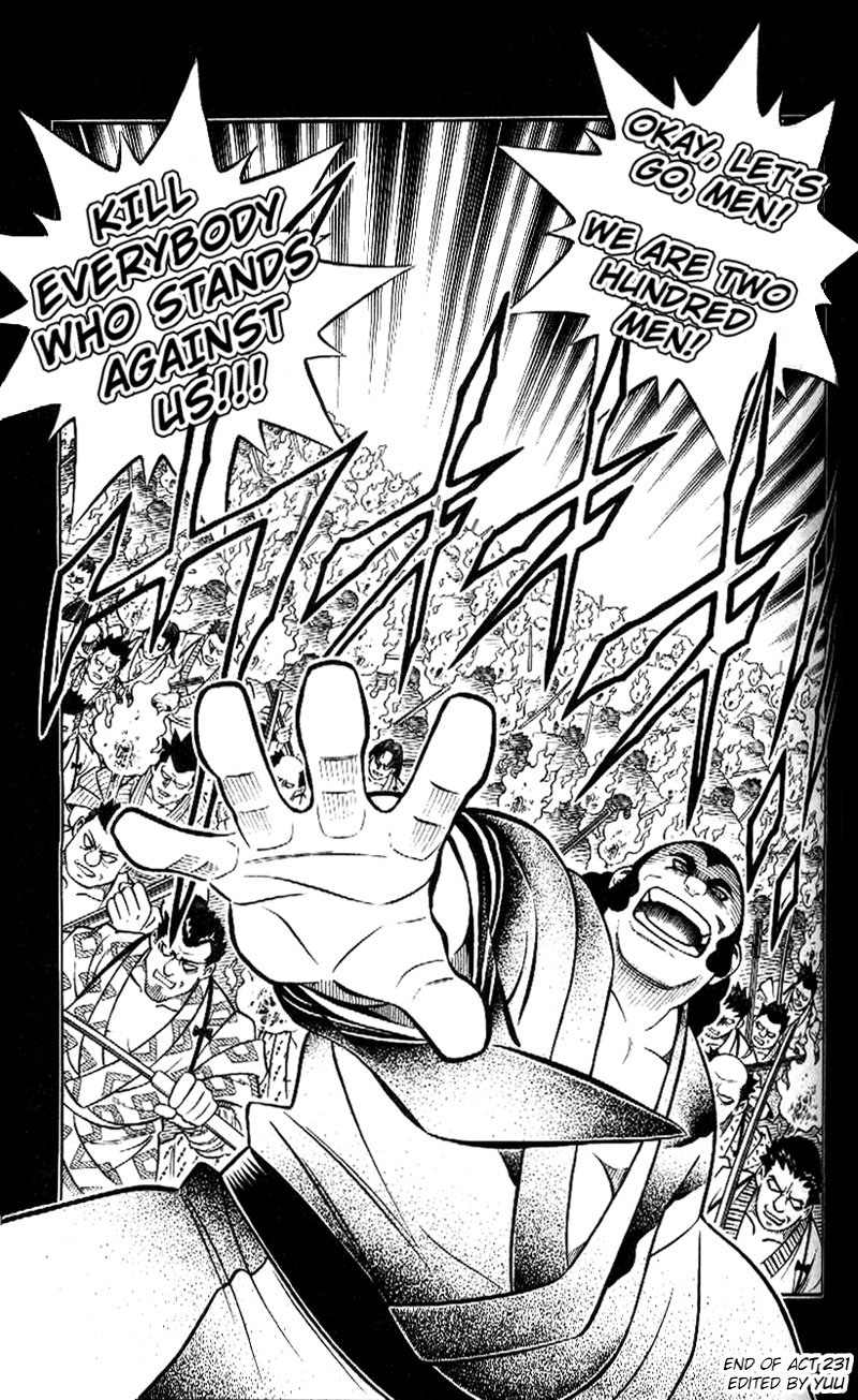 Rurouni Kenshin Chapter 231 page 18 - Chapter 231: A Man's Back 4: Explosion