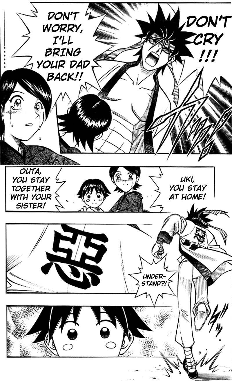 Rurouni Kenshin Chapter 232 page 11 - Chapter 232: A Man's Back 5: Character of Evil