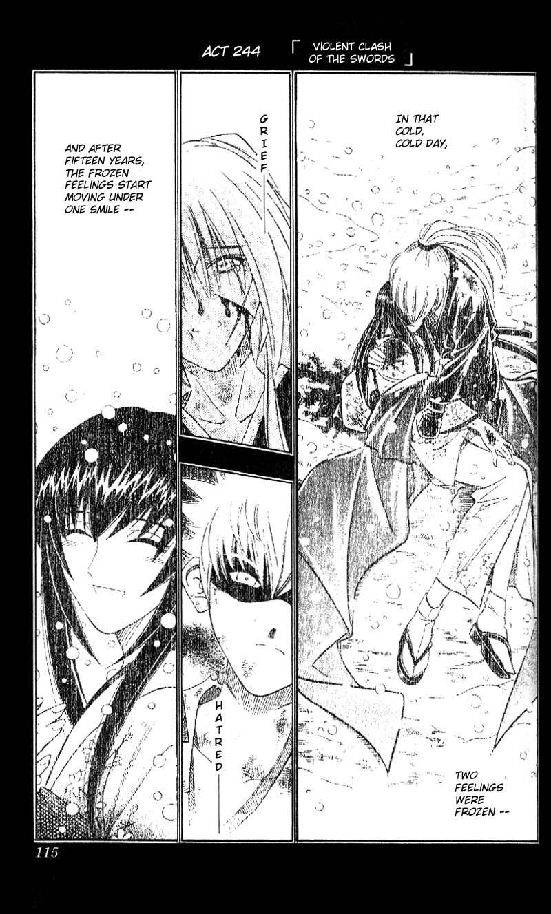 Rurouni Kenshin Chapter 244 page 1 - Chapter 244: Sword Strikes