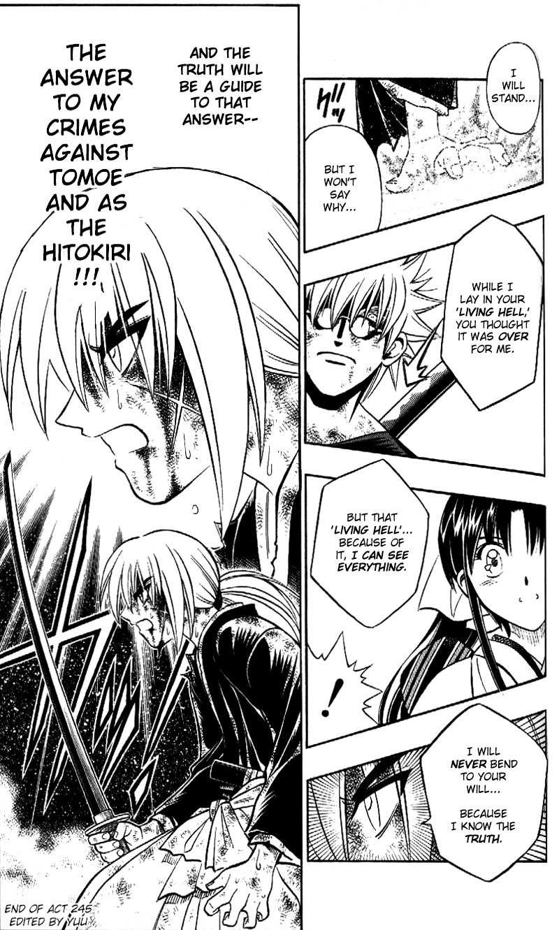 Rurouni Kenshin Chapter 245 page 18 - Chapter 245: Hiten Mitsurugi-ryū Defeated