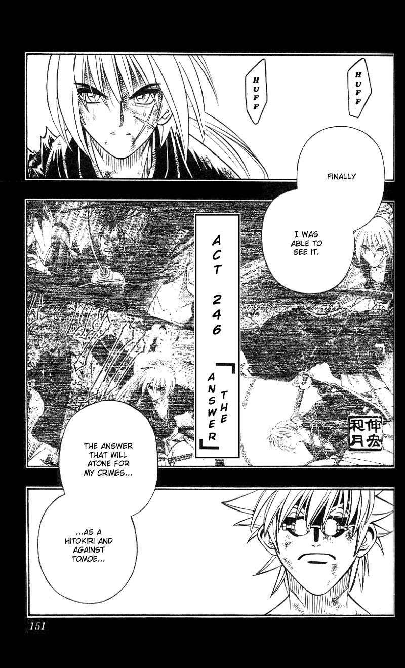 Rurouni Kenshin Chapter 246 page 3 - Chapter 246: The Answer