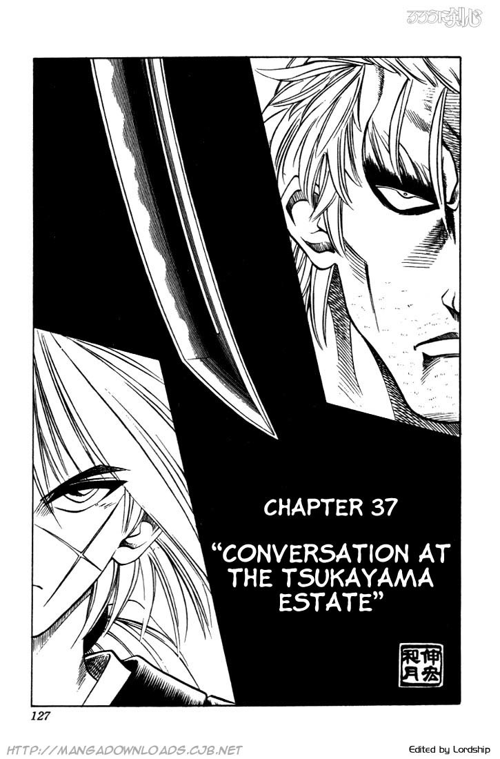 Rurouni Kenshin Chapter 37 page 1 - Chapter 37: Conversation at the Tsukayama Estate