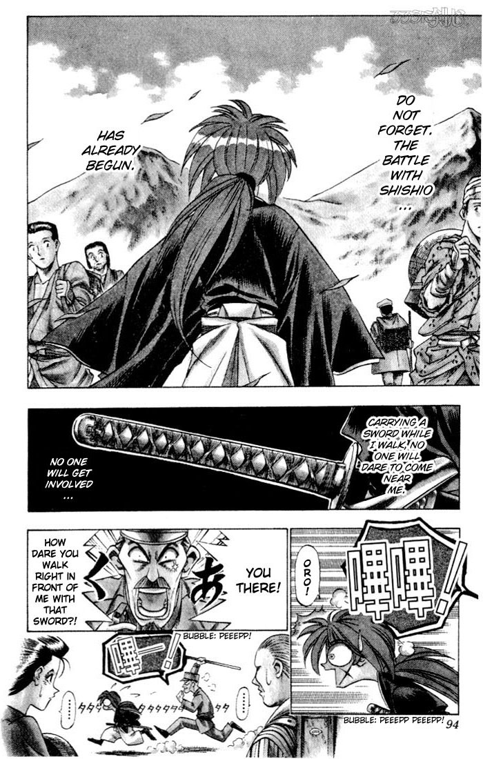 Rurouni Kenshin Chapter 62 page 7 - Chapter 62: On the Meiji Toukai Way