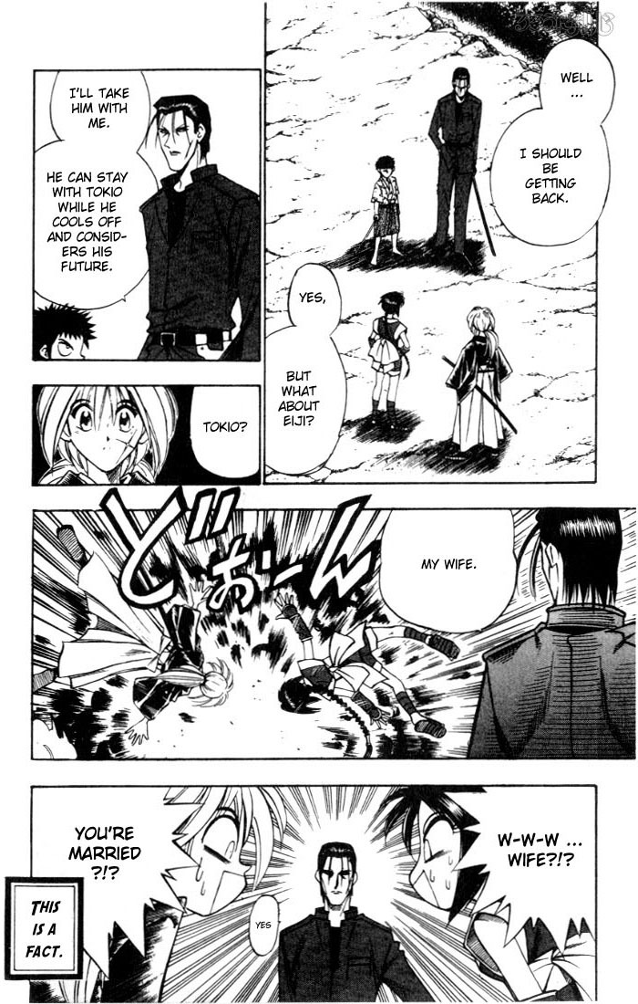 Rurouni Kenshin Chapter 71 page 14 - Chapter 71: Once Again to Kyoto