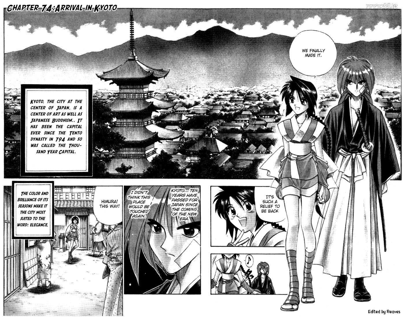 Rurouni Kenshin Chapter 74 page 2 - Chapter 74: Arrival in Kyoto