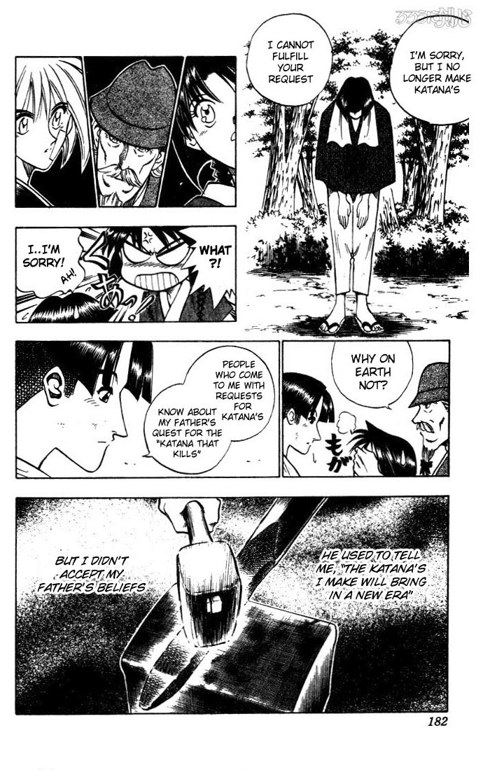 Rurouni Kenshin Chapter 75 page 16 - Chapter 75: Search for a Sakabatou (Reversed Blade)