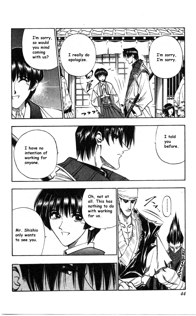 Rurouni Kenshin Chapter 86 page 18 - Chapter 86: Aoshi & Okina