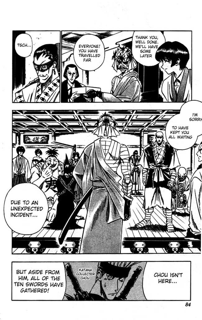 Rurouni Kenshin Chapter 97 page 11 - Chapter 97: The Ten Swords Summoned