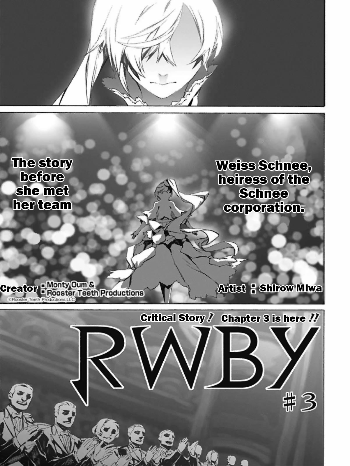 RWBY Chapter 3 page 1 - Chapter 3