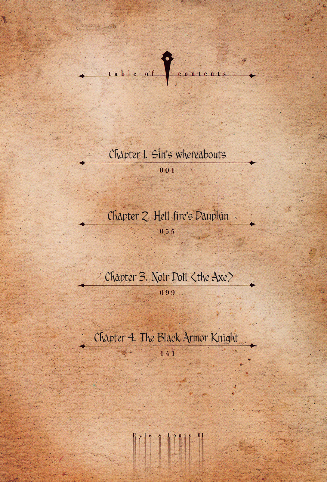 Ryle and Louis Chapter 1 page 4 - Chapter 1: Sin's Whereabouts