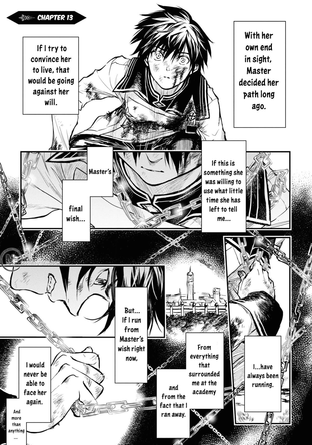 Ryuu Kusari no Ori -Kokoro no Uchi no "Kokoro"- Chapter 13 page 1 - Chapter 13