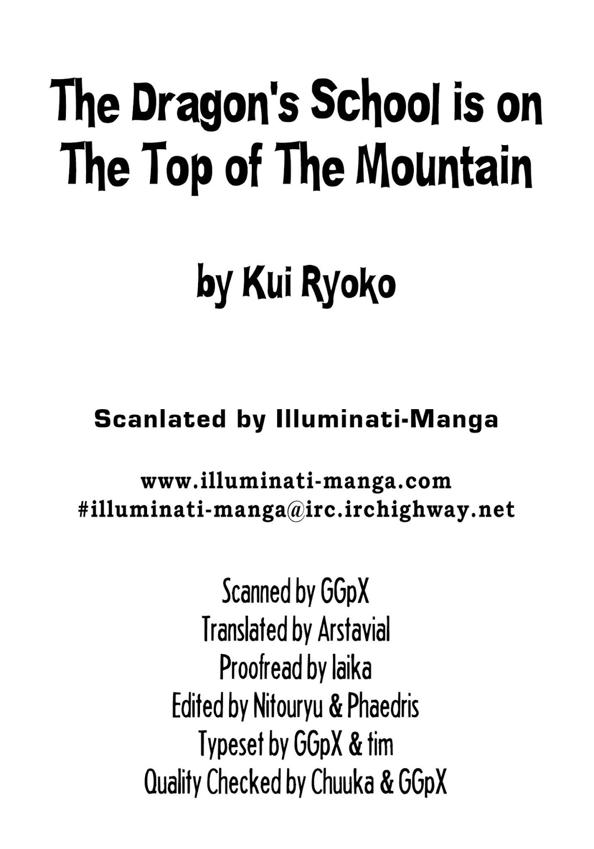 Ryuu no Gakkou wa Yama no Ue Chapter 1 page 2 - Chapter 1 : Home