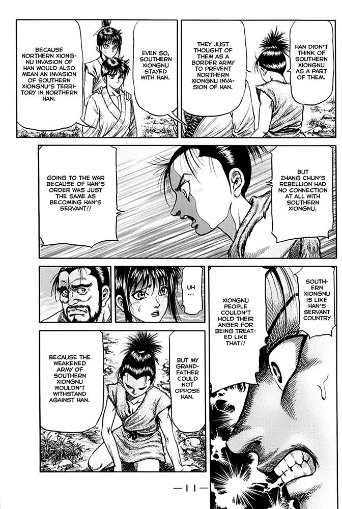 Ryuurouden Chapter 109 page 13 - Chapter 109 : Country of Xiongnu
