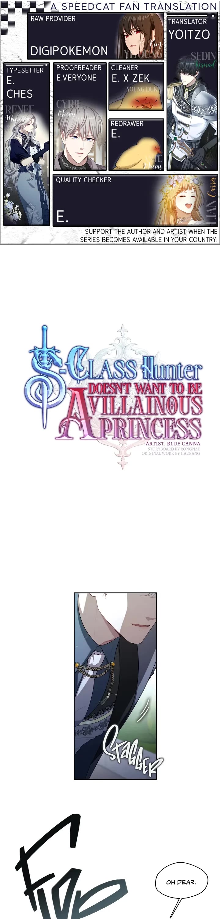 S-Class Hunter Doesn't Want to Be a Villainous Princess Chapter 11 page 1 - Chapter 11
