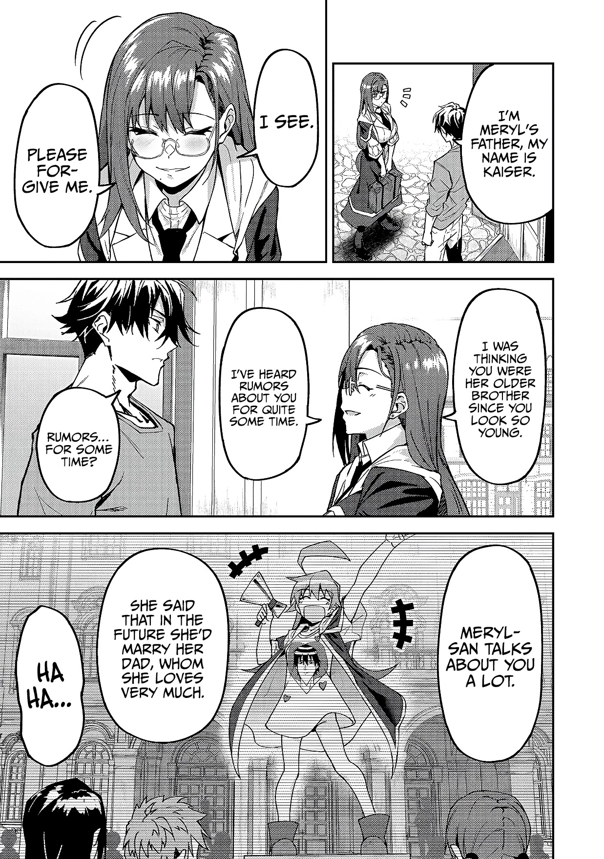 S Rank Boukensha de aru Ore no Musume-tachi wa Juudo no Father Con deshita Chapter 13 page 14 - Chapter 13: The Magic Academy's Invitation