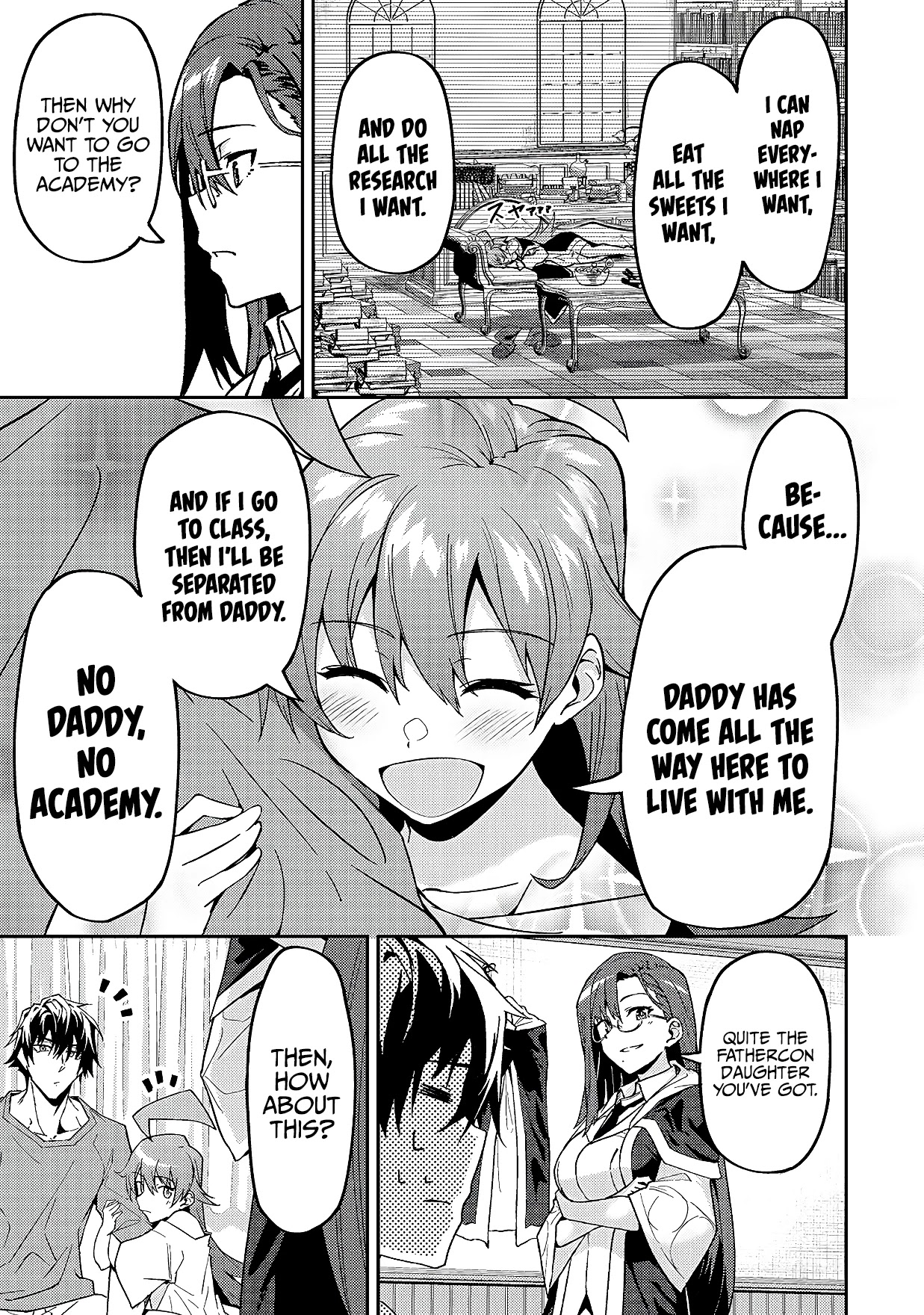 S Rank Boukensha de aru Ore no Musume-tachi wa Juudo no Father Con deshita Chapter 13 page 18 - Chapter 13: The Magic Academy's Invitation