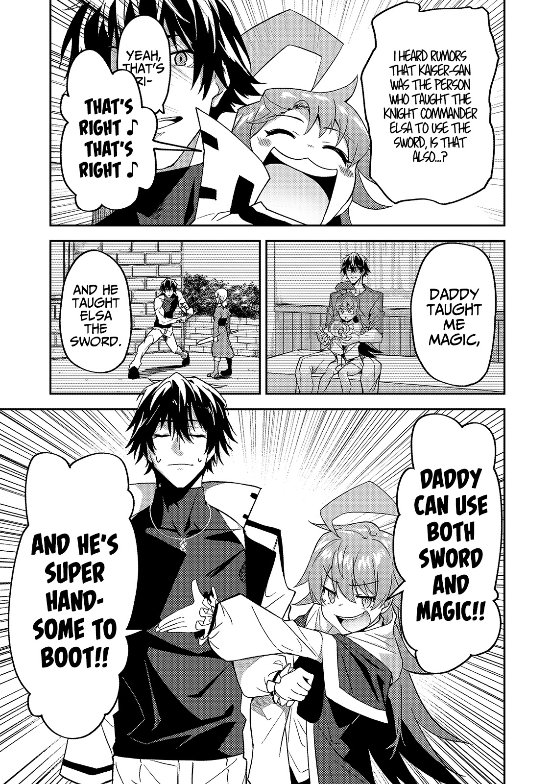 S Rank Boukensha de aru Ore no Musume-tachi wa Juudo no Father Con deshita Chapter 14 page 9 - Chapter 14: Instructor Exam