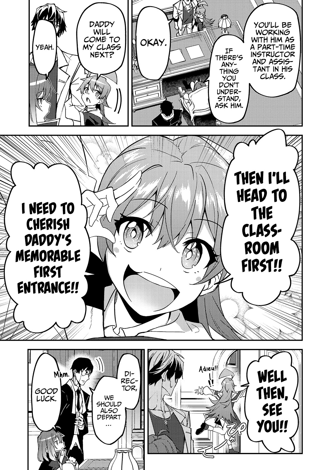 S Rank Boukensha de aru Ore no Musume-tachi wa Juudo no Father Con deshita Chapter 15 page 6 - Chapter 15: Magic Academy’s Instructor