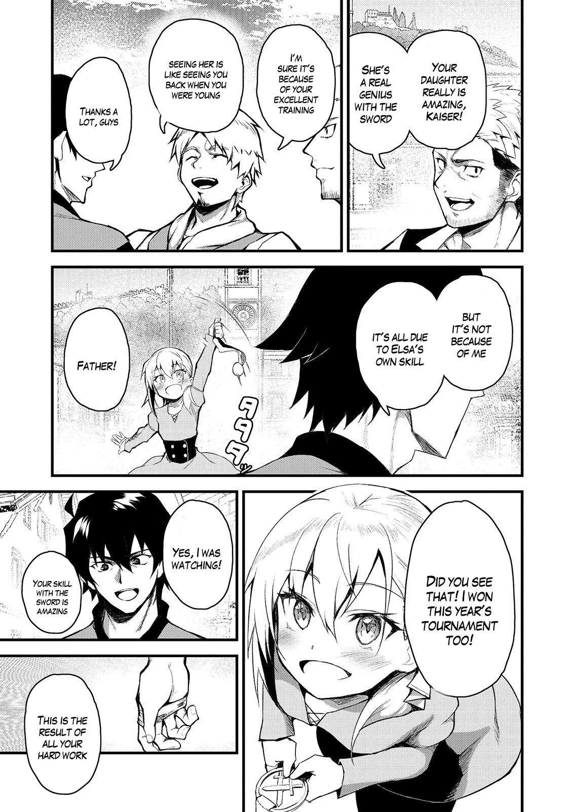 S Rank Boukensha de aru Ore no Musume-tachi wa Juudo no Father Con deshita Chapter 2 page 14 - Chapter 2: Elsa, the eldest daughter