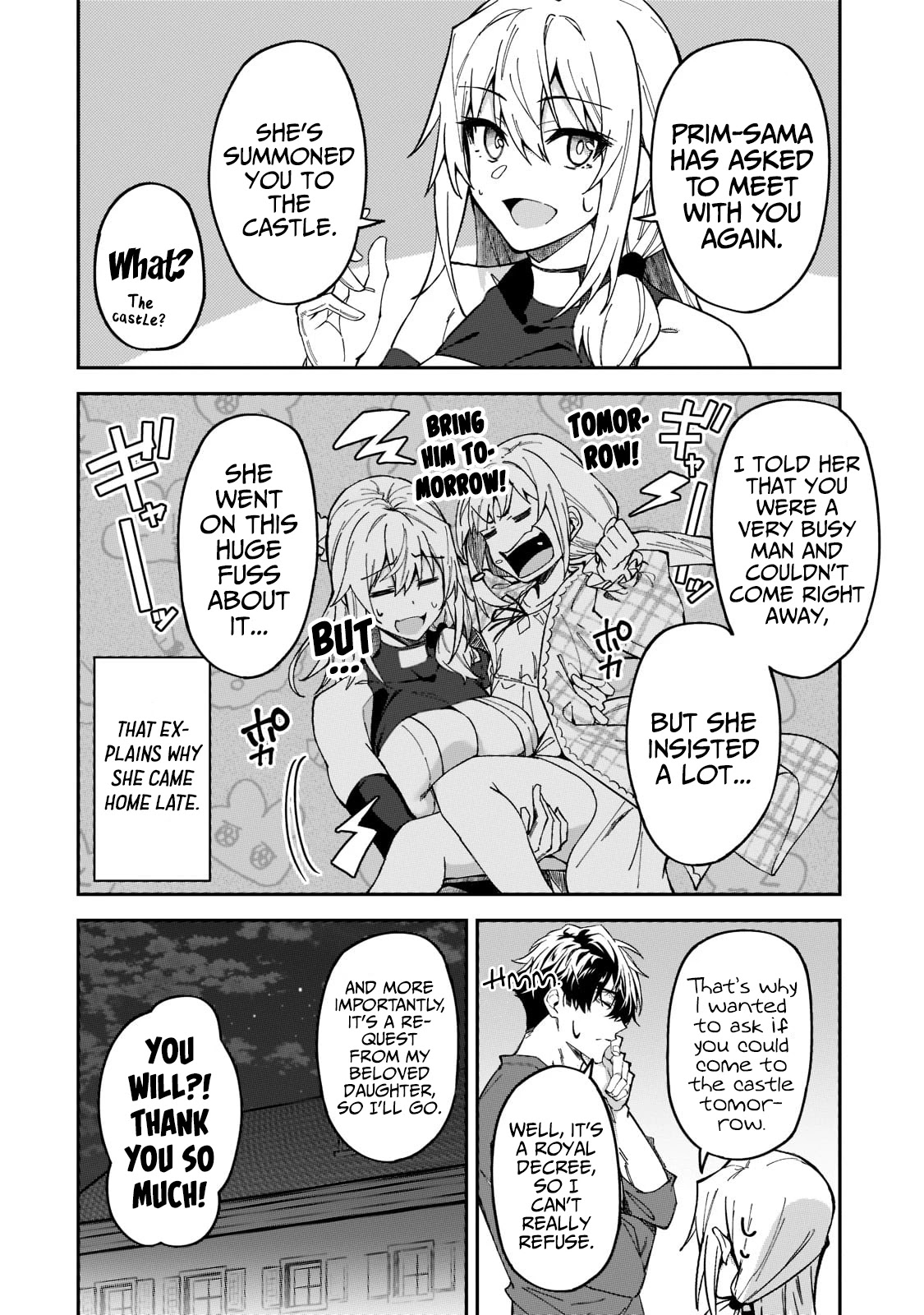 S Rank Boukensha de aru Ore no Musume-tachi wa Juudo no Father Con deshita Chapter 23 page 7 - Chapter 23: Summons to the Castle