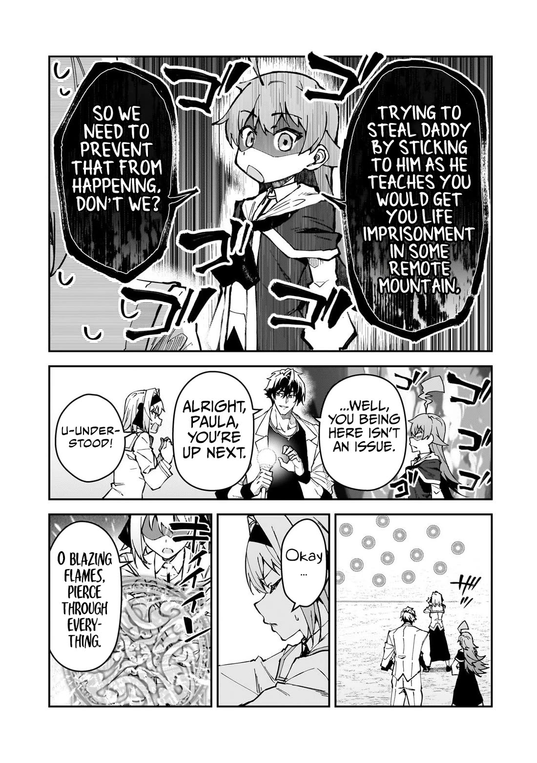 S Rank Boukensha de aru Ore no Musume-tachi wa Juudo no Father Con deshita Chapter 45 page 10 - Chapter 45: The Curse Cast