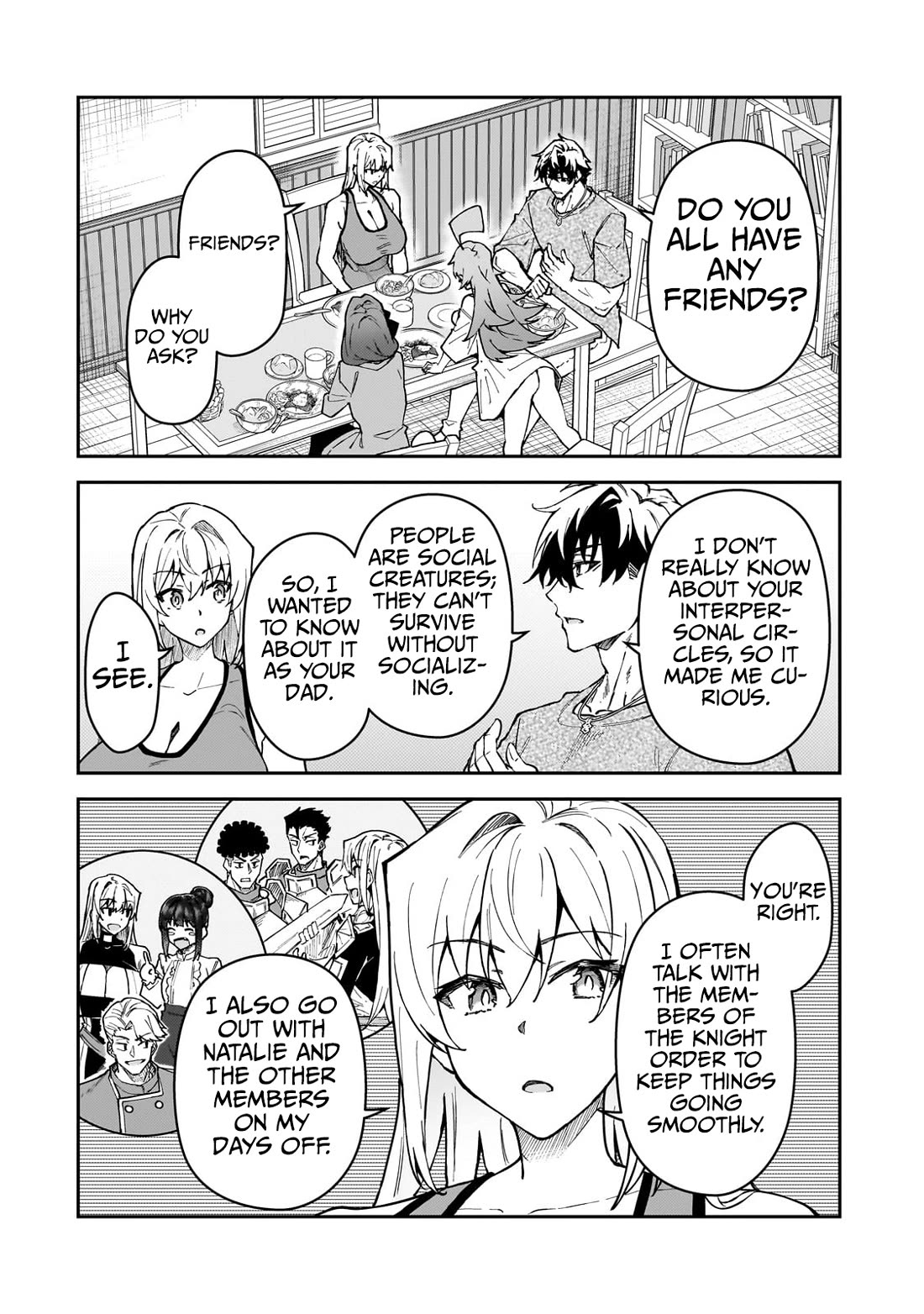 S Rank Boukensha de aru Ore no Musume-tachi wa Juudo no Father Con deshita Chapter 49 page 8 - Chapter 49: Friends