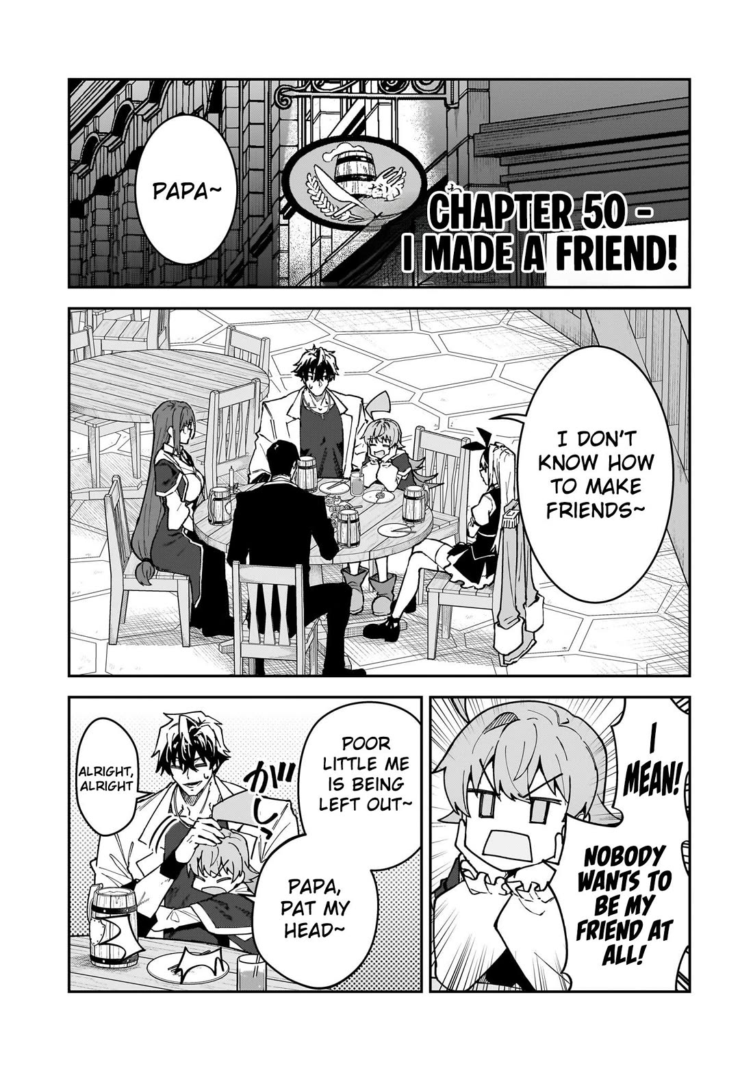 S Rank Boukensha de aru Ore no Musume-tachi wa Juudo no Father Con deshita Chapter 50 page 2 - Chapter 50: I Made a Friend!