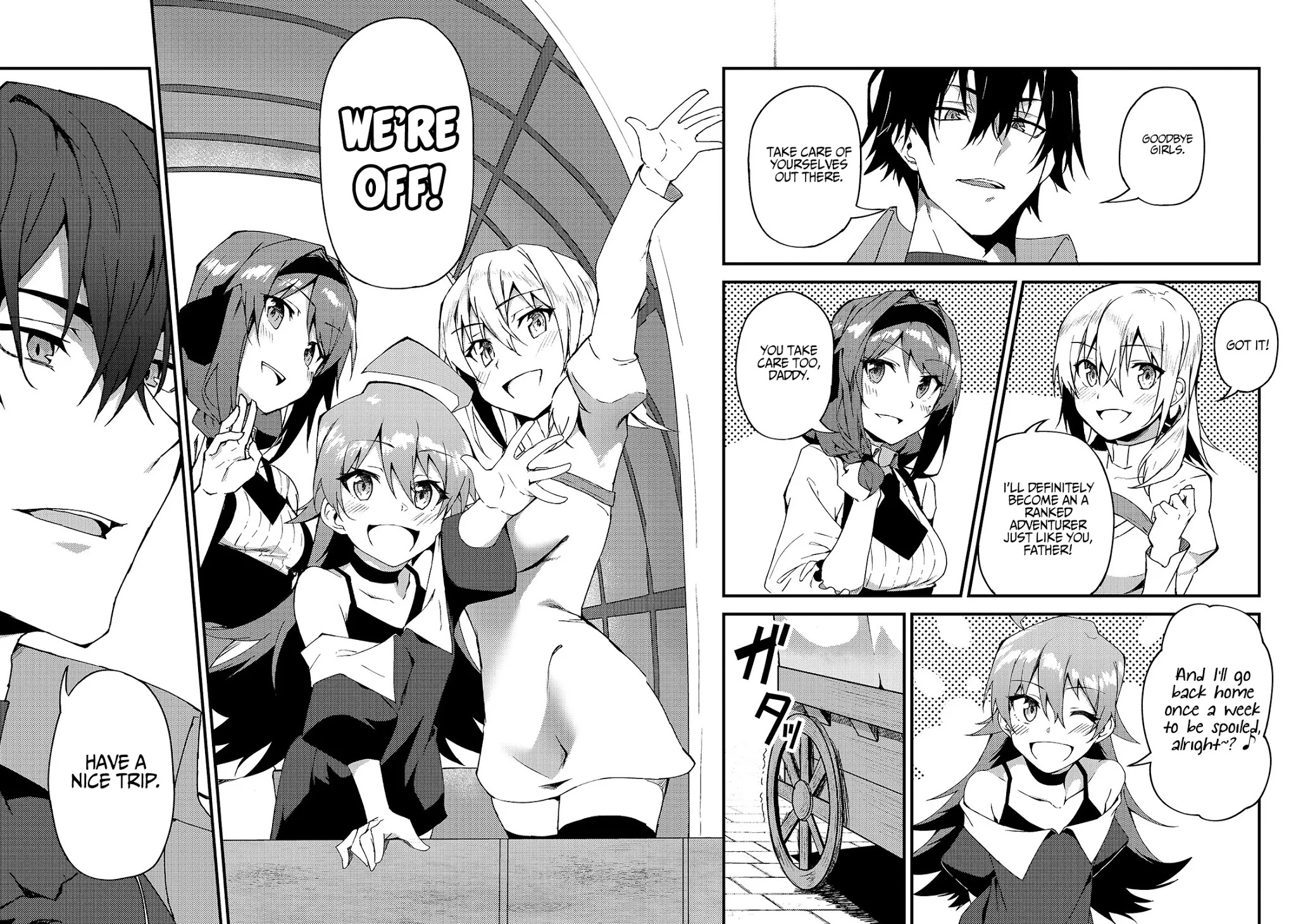 S Rank Boukensha de aru Ore no Musume-tachi wa Juudo no Father Con deshita Chapter 6 page 26 - Chapter 6: Departure time.