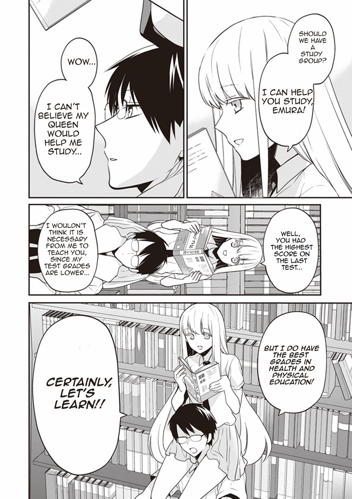S Watari-san to M Mura-kun Chapter 7 page 4 - Chapter 7: Let's Study for the Test, Sawatari-san!