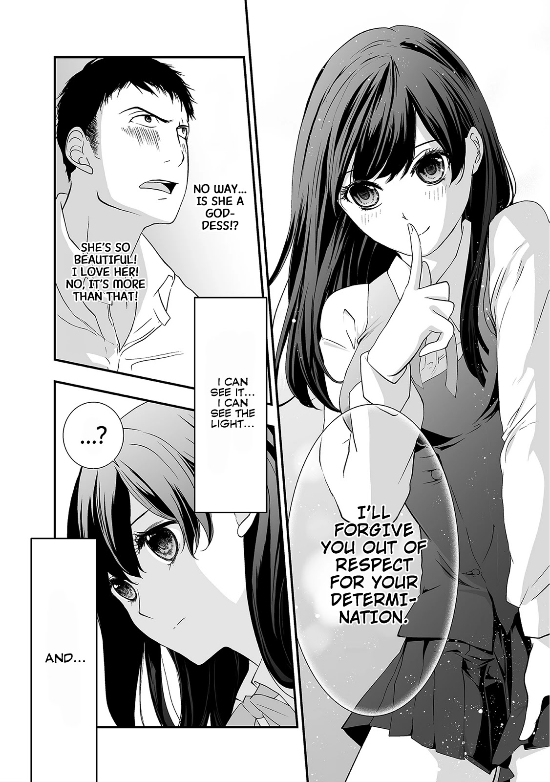 S- You, Her, and Fate Chapter 3 page 7 - Chapter 3: The Elegant Goddess