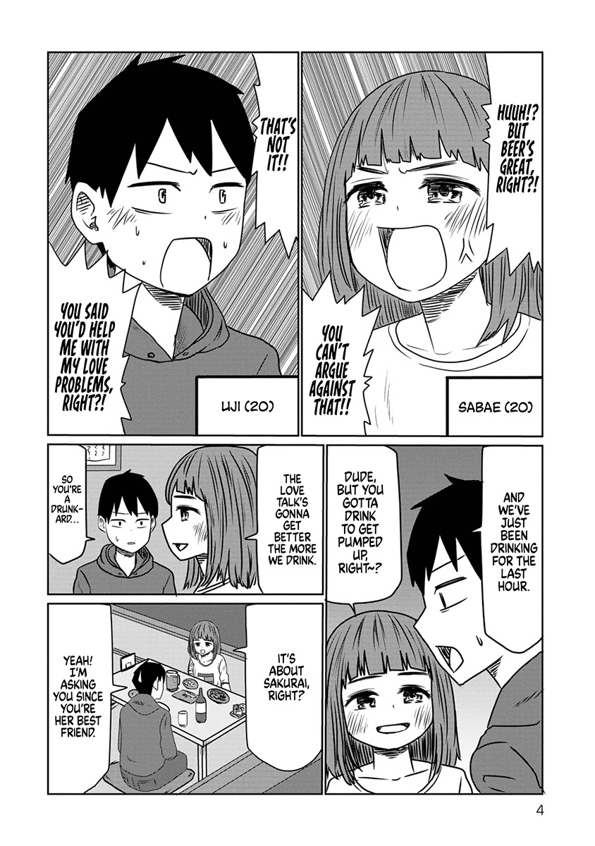 Sabae to Yattara Owaru Chapter 1 page 3 - Chapter 1: Drinking and Sashimi with Sabae!?