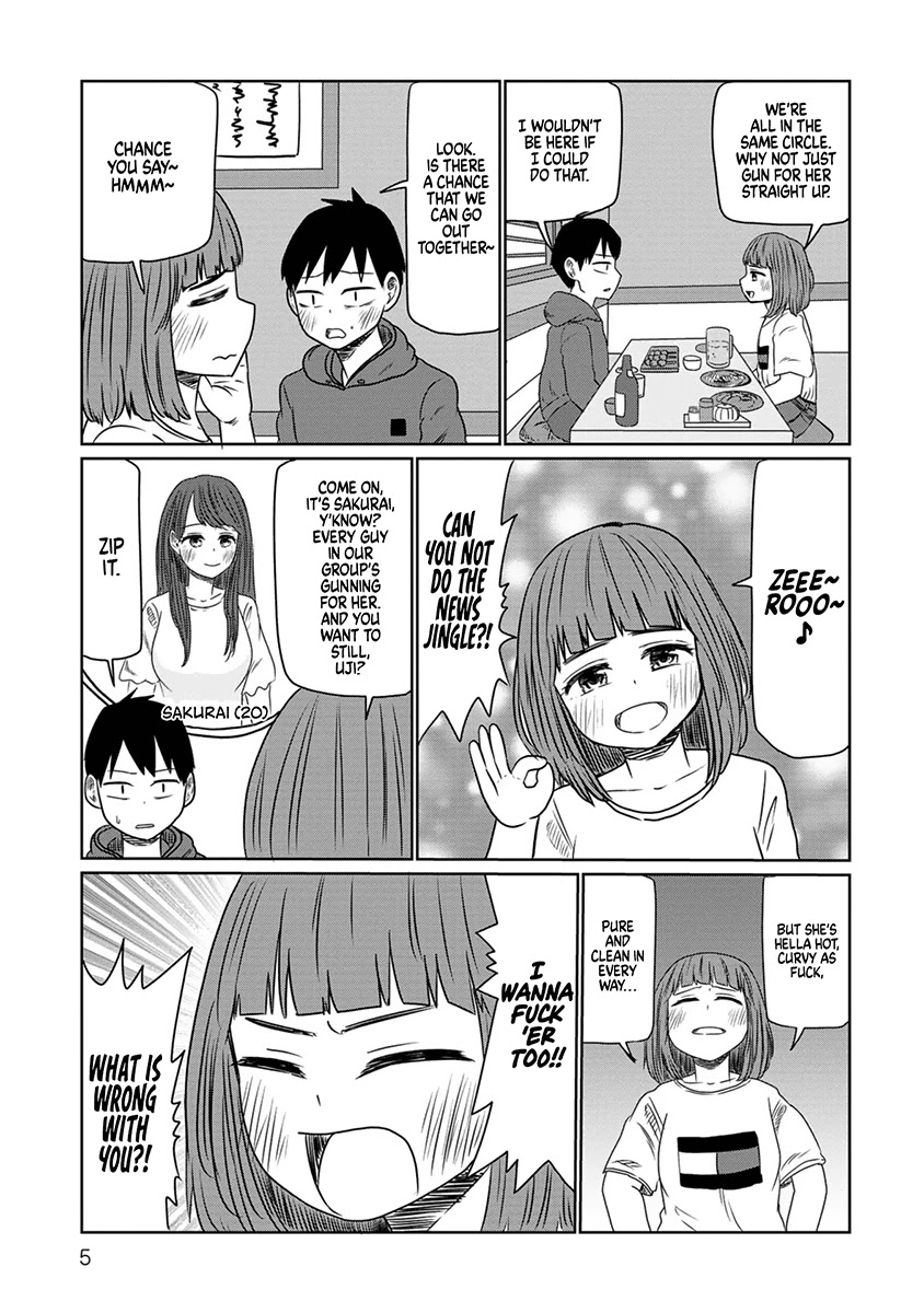 Sabae to Yattara Owaru Chapter 1 page 4 - Chapter 1: Drinking and Sashimi with Sabae!?
