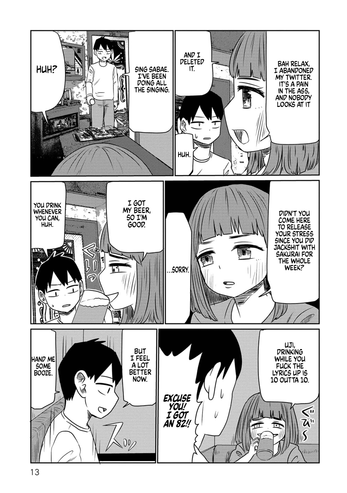 Sabae to Yattara Owaru Chapter 2 page 3 - Chapter 2: At the Karaoke bar with Sabae!?