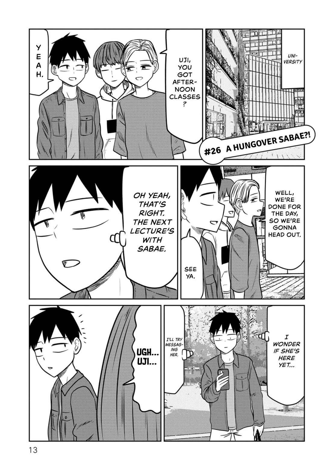 Sabae to Yattara Owaru Chapter 26 page 1 - Chapter 26