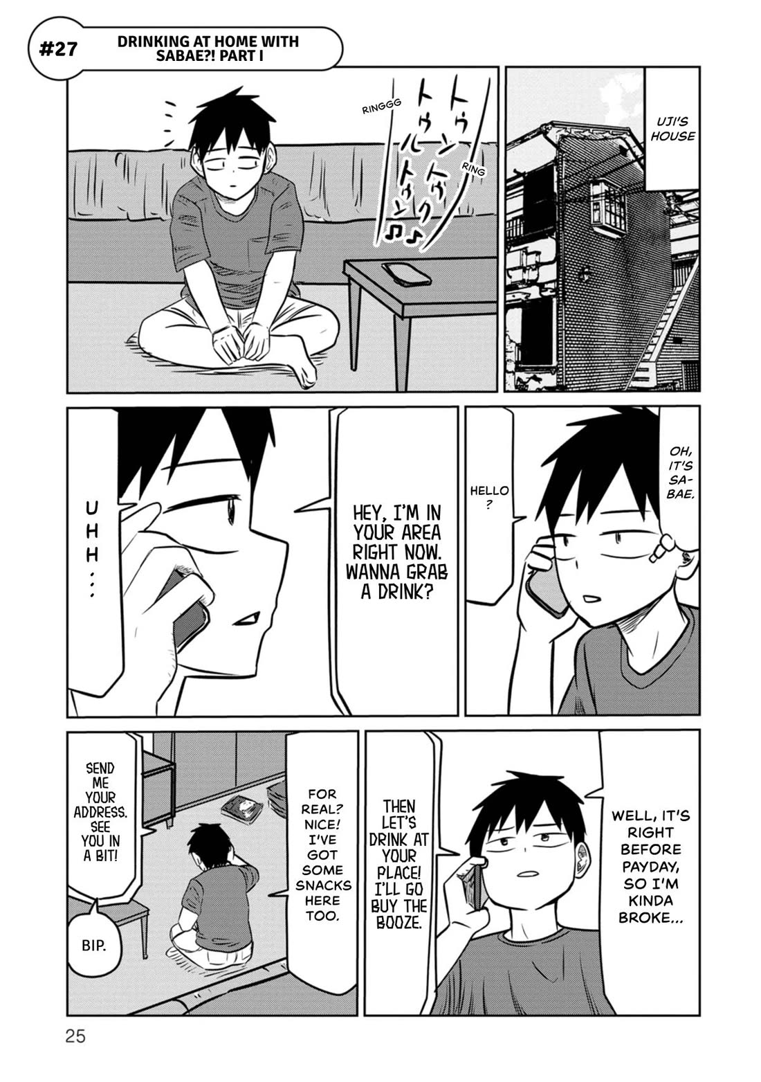 Sabae to Yattara Owaru Chapter 27 page 1 - Chapter 27