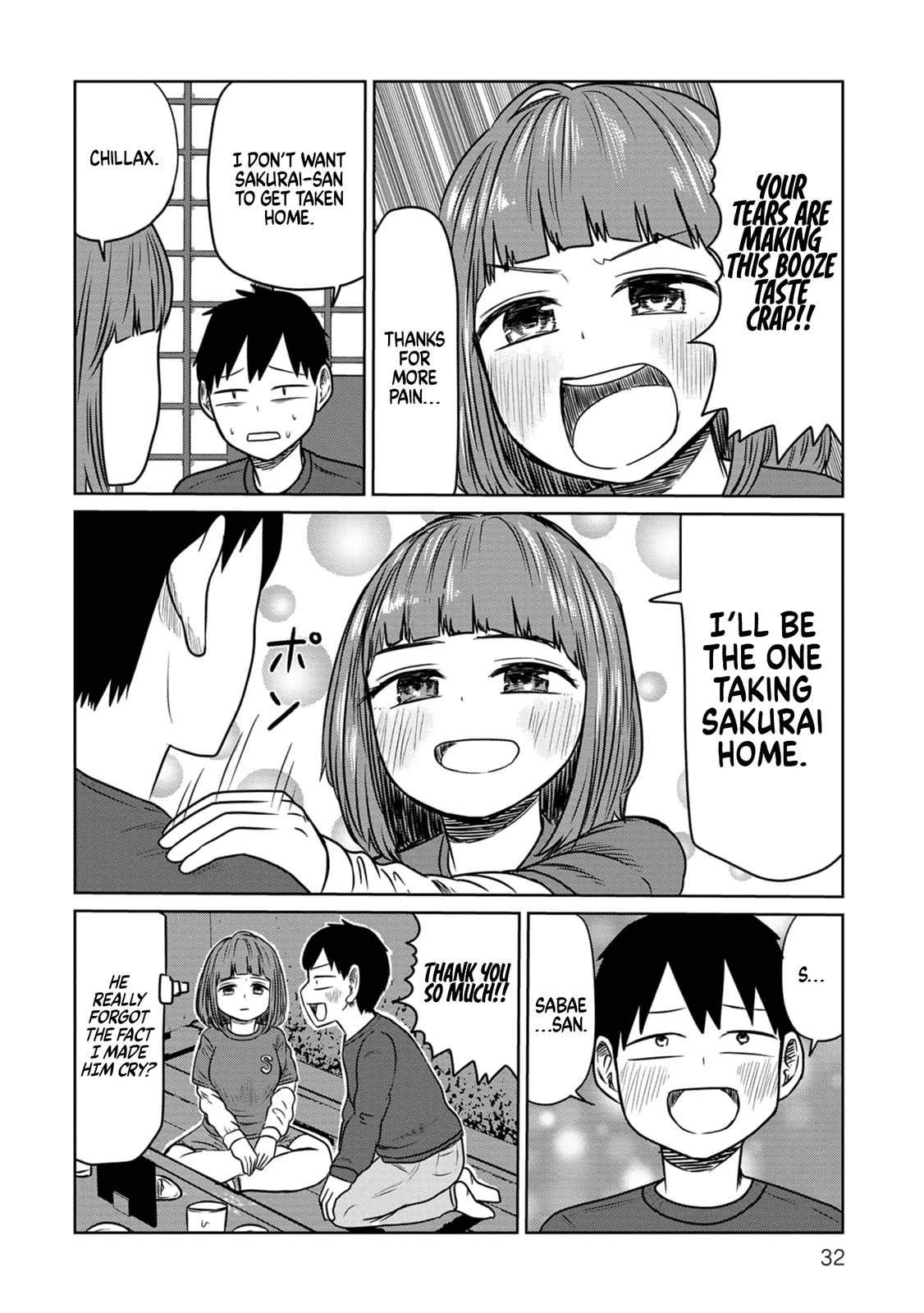 Sabae to Yattara Owaru Chapter 4 page 4 - Chapter 4: Sabae and Circle drinking parties!?