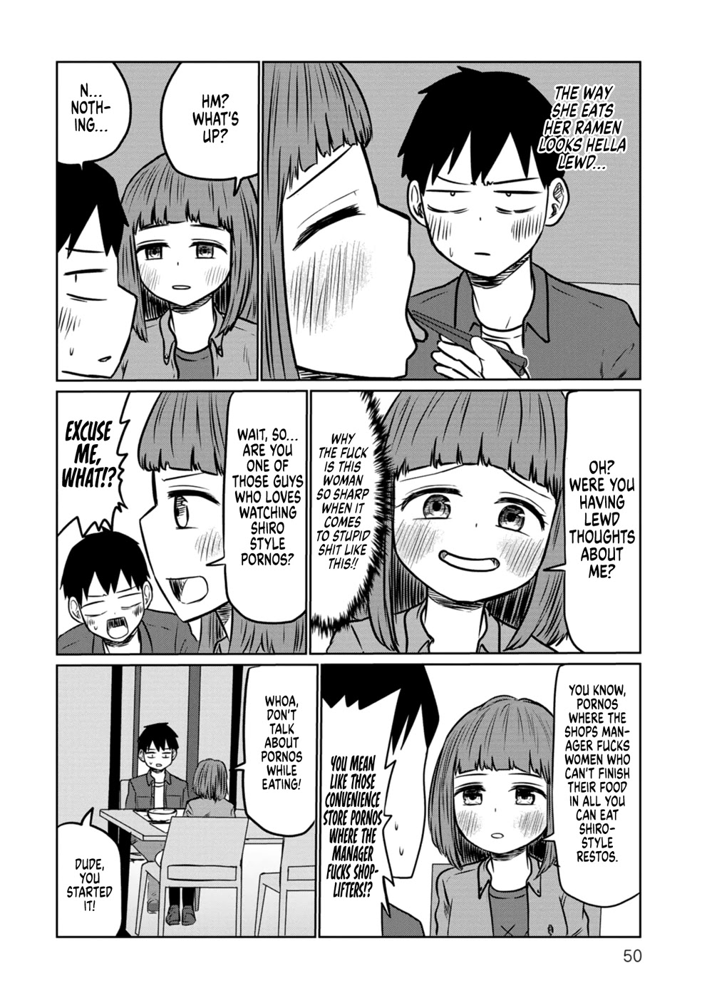Sabae to Yattara Owaru Chapter 6 page 4 - Chapter 6: At the Cafeteria with Sebae!?
