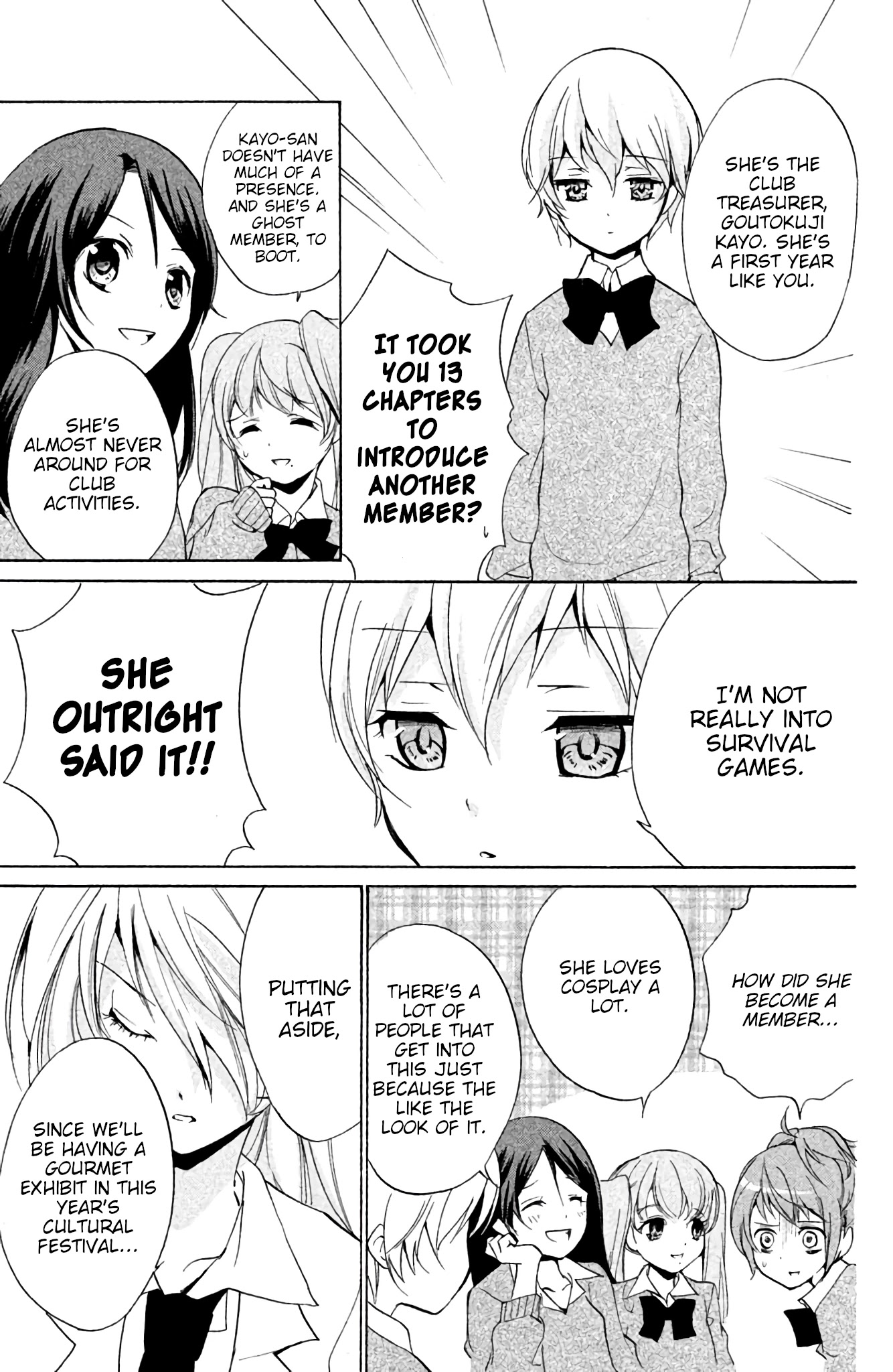 Sabagebu! Chapter 13 page 5 - Chapter 13: Closed Quarters Cuisine