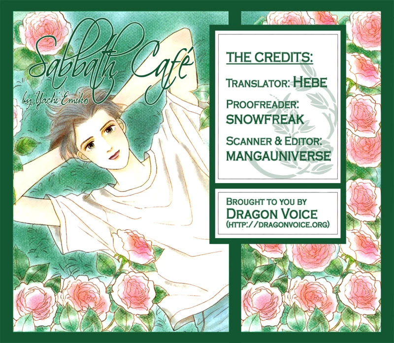 Sabbath Cafe Chapter 2 page 1 - Chapter 2