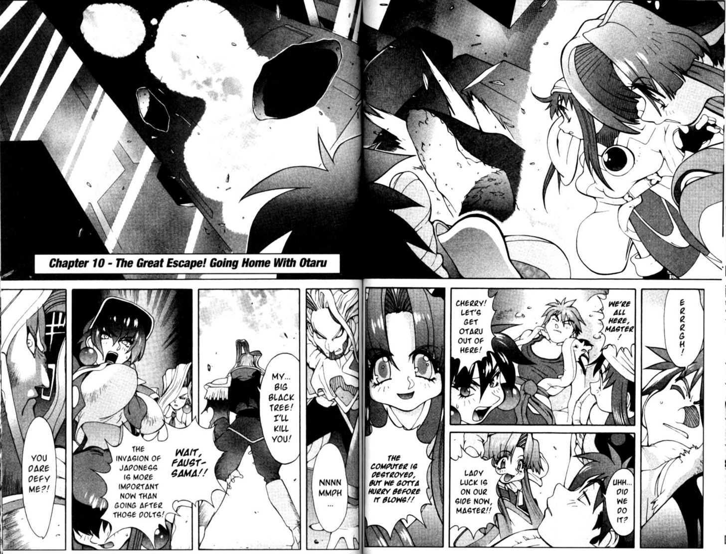 Saber Marionette J Chapter 10 page 2 - Chapter 10 : The Great Escape! Going Home With Otaru