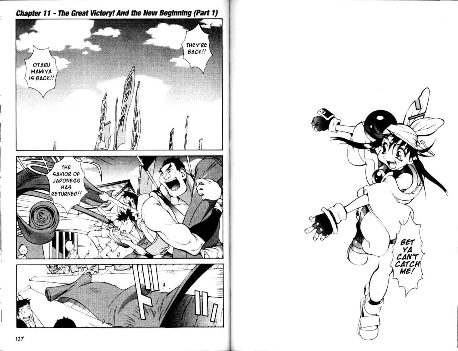 Saber Marionette J Chapter 11 page 1 - Chapter 11 : The Great Victory! And the New Beginning (Part 1)