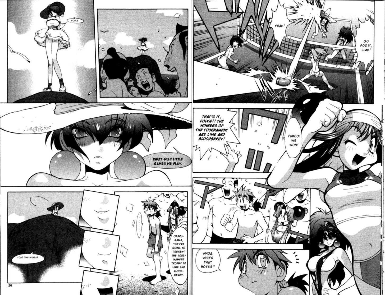 Saber Marionette J Chapter 13 page 14 - Chapter 13 : Love Storm on a Beach